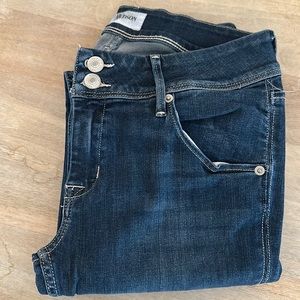 HUDSON COLLIN SKINNY JEAN MEDIUM/DARK WASH DENIM